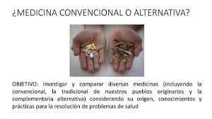 medicina convencional y alternativa