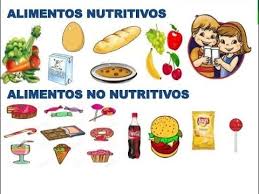 alimentos no nutritivos